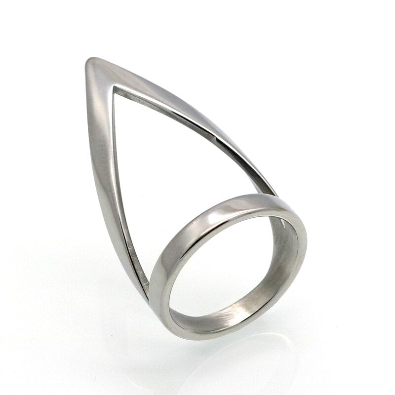 African Princess Wide Statement Ring – 32mm Stainless Steel