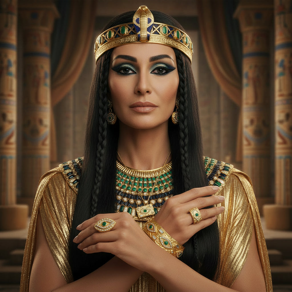 Cleopatra Inspired Jewellery Set – Devil Eye Stainless Steel