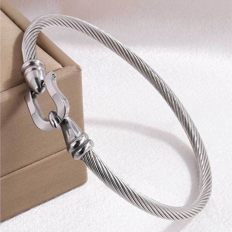 Titanium Steel Bracelet - Tarnish-Free Silver Gold Plated | Multiple Styles Women's Charm Jewellery