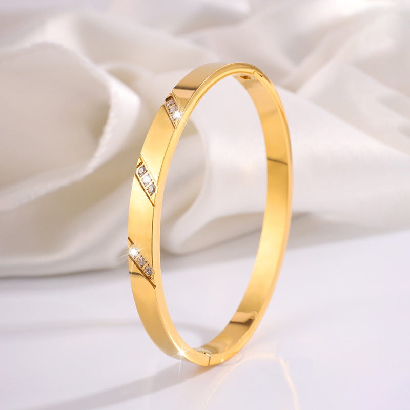 Titanium Steel Bracelet - Tarnish-Free Silver Gold Plated | Multiple Styles Women's Charm Jewellery