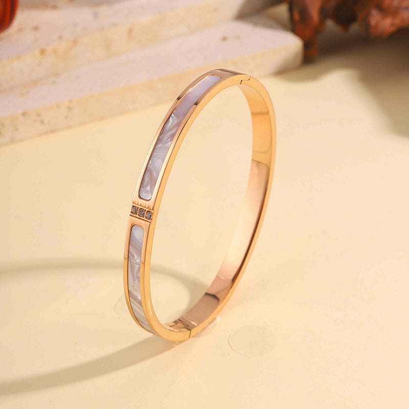 Titanium Steel Bracelet - Tarnish-Free Silver Gold Plated | Multiple Styles Women's Charm Jewellery