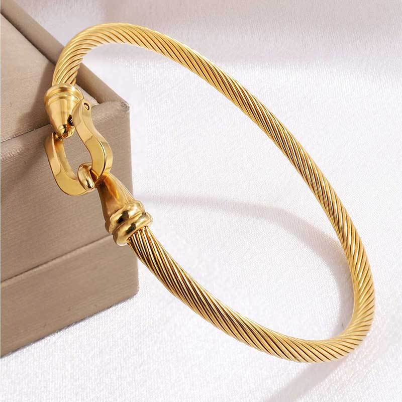 Titanium Steel Bracelet - Tarnish-Free Silver Gold Plated | Multiple Styles Women's Charm Jewellery