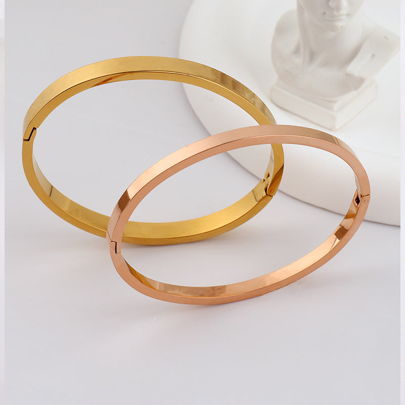 Titanium Steel Bracelet - Tarnish-Free Silver Gold Plated | Multiple Styles Women's Charm Jewellery