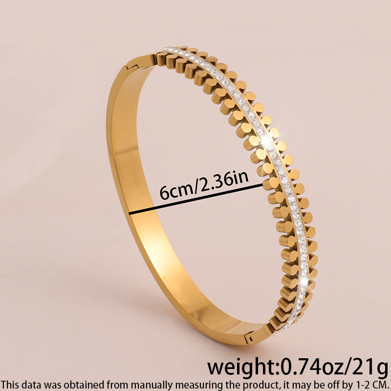 Titanium Steel Bracelet - Tarnish-Free Silver Gold Plated | Multiple Styles Women's Charm Jewellery