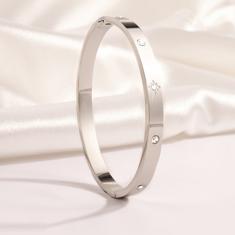 Titanium Steel Bracelet - Tarnish-Free Silver Gold Plated | Multiple Styles Women's Charm Jewellery