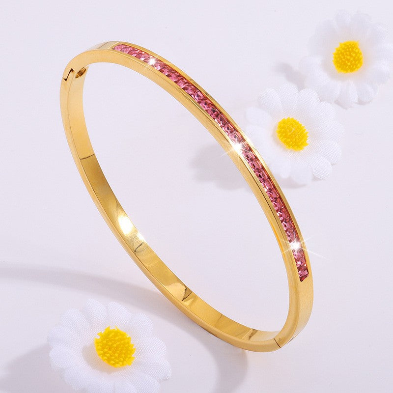 Titanium Steel Bracelet - Tarnish-Free Silver Gold Plated | Multiple Styles Women's Charm Jewellery