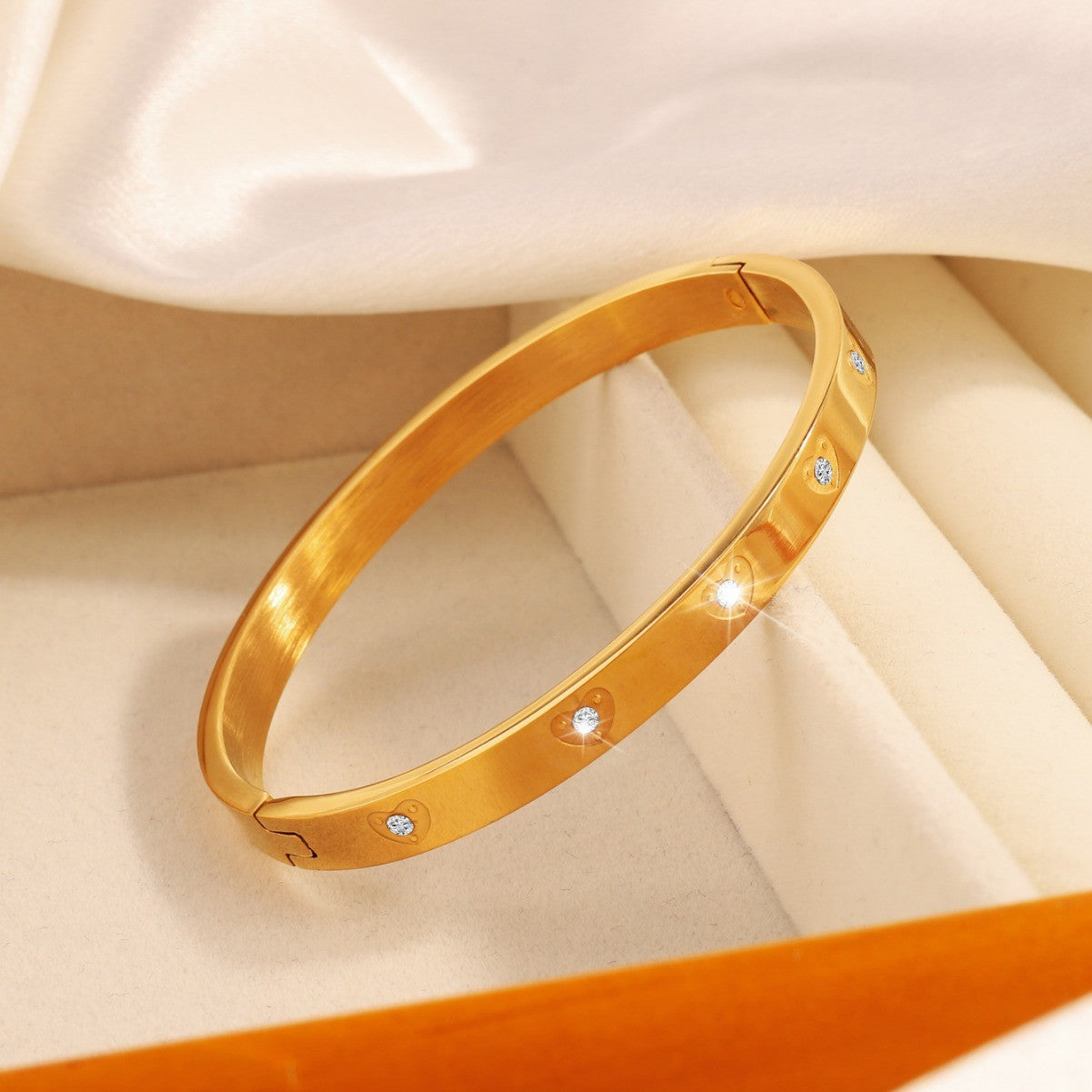Titanium Steel Bracelet - Tarnish-Free Silver Gold Plated | Multiple Styles Women's Charm Jewellery