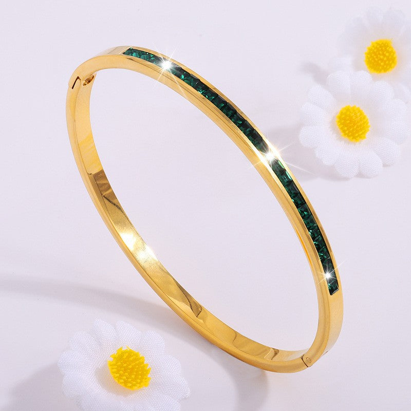 Titanium Steel Bracelet - Tarnish-Free Silver Gold Plated | Multiple Styles Women's Charm Jewellery