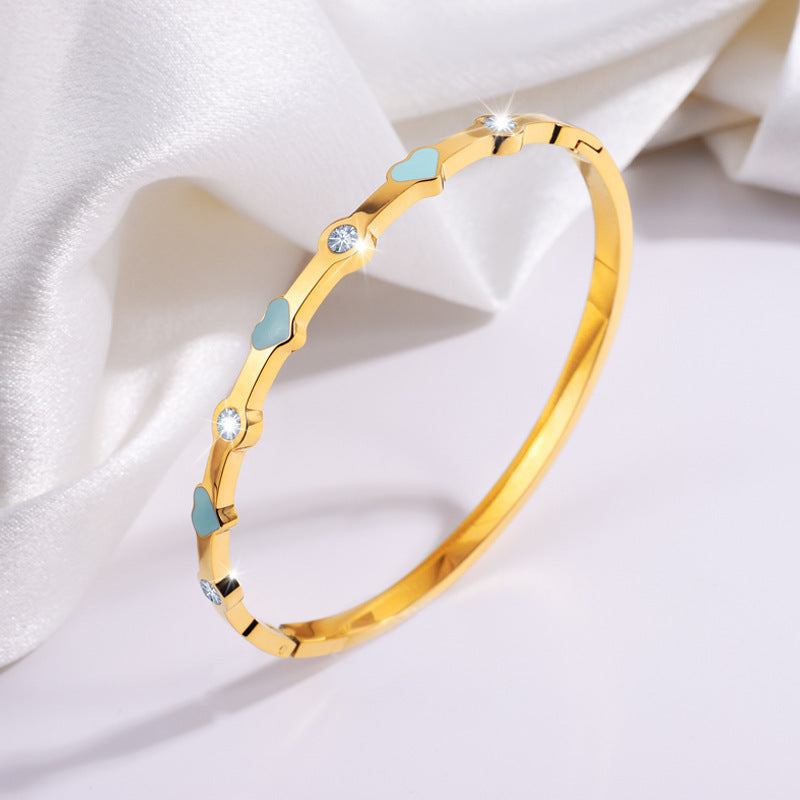 Titanium Steel Bracelet - Tarnish-Free Silver Gold Plated | Multiple Styles Women's Charm Jewellery