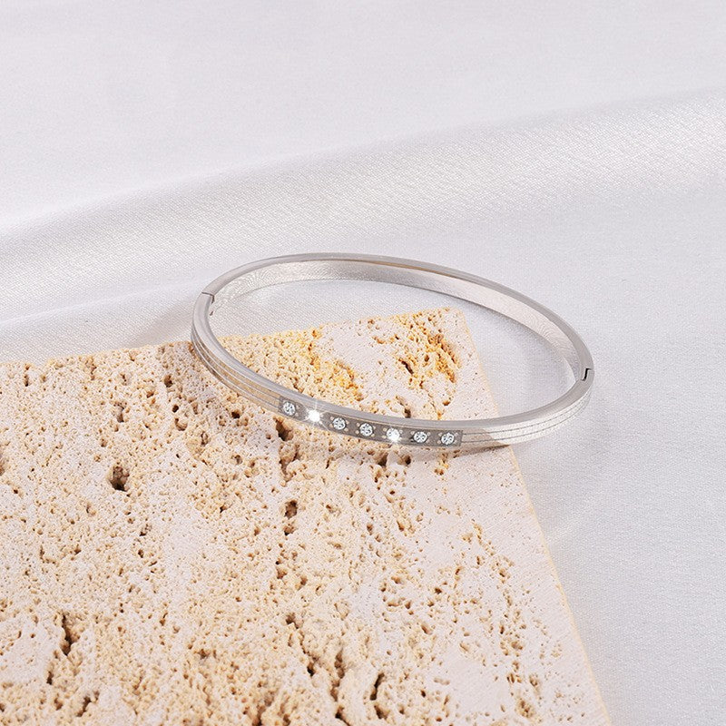 Titanium Steel Bracelet - Tarnish-Free Silver Gold Plated | Multiple Styles Women's Charm Jewellery