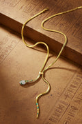 Cleopatra inspired snake necklace