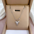 Eternal Heart Necklace - Tarnish-Free Gold Titanium Steel with Lab Grown Gems